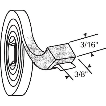 Strybuc Closed Cell Foam Tape Gray 63-151
